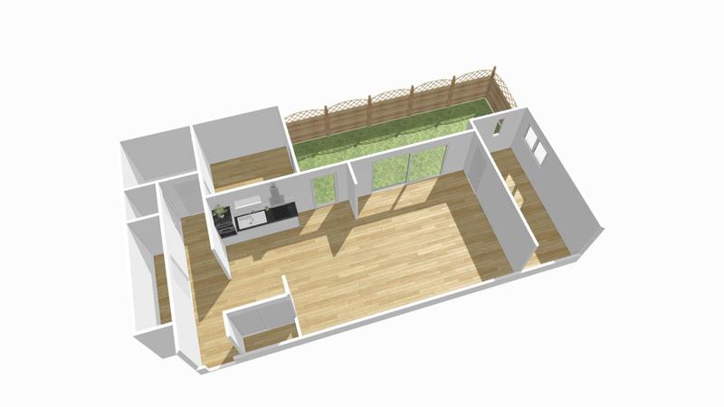 Appartement - 75 m² - 3 pièces