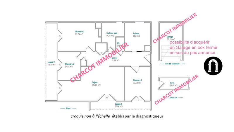 Appartement - 83 m² - 5 pièces