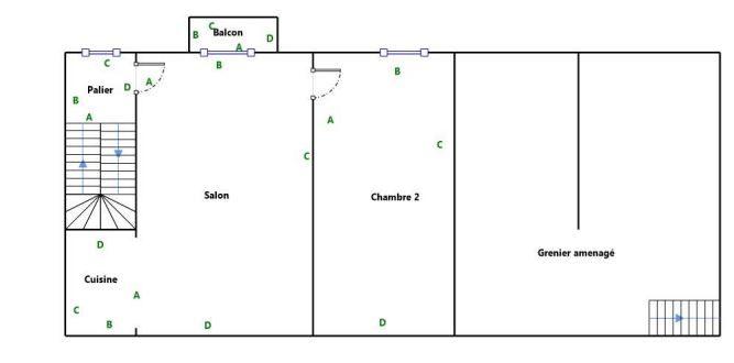 Maison ancienne - 118 m² - 7 pièces