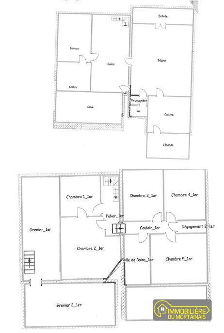 Maison - 168 m² - 8 pièces