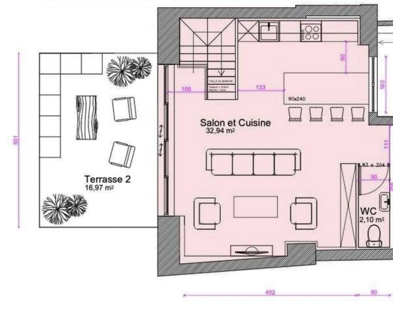 Appartement - 108 m² - 4 pièces