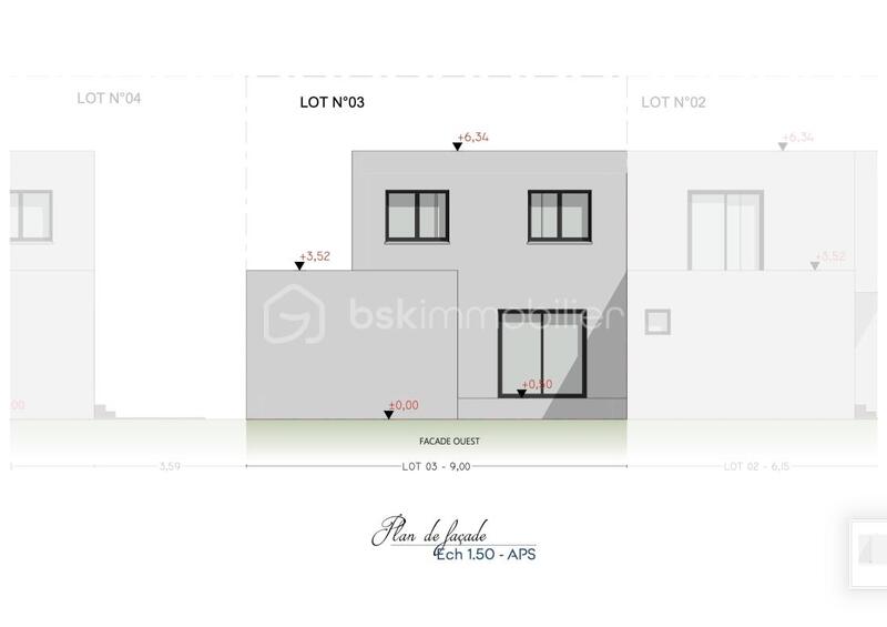 Villa - 80 m² - 3 pièces