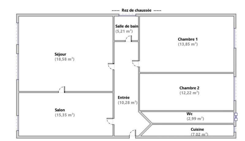 Appartement - 87 m² - 4 pièces