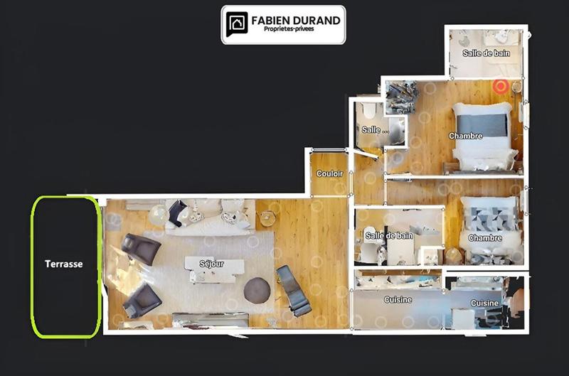 Appartement - 70 m² - 3 pièces