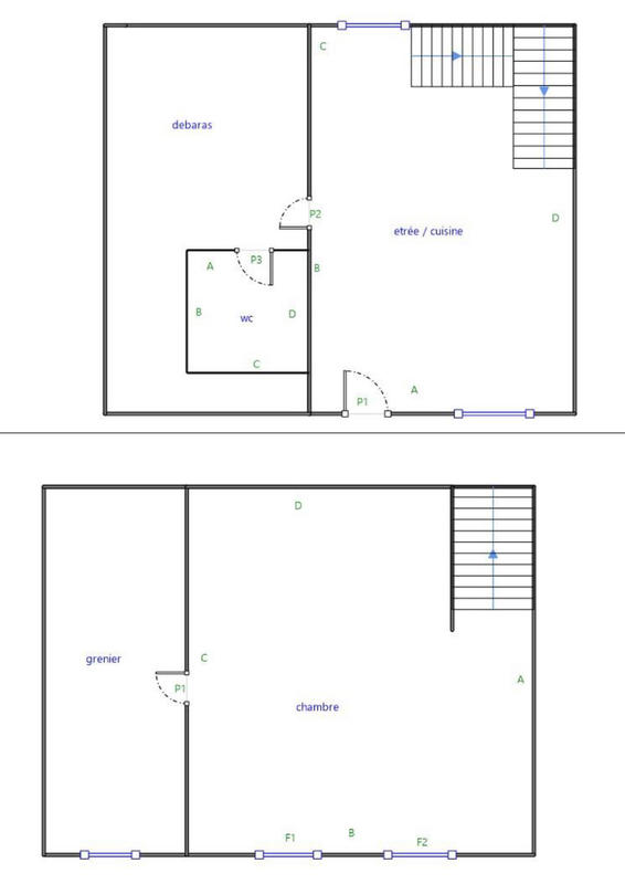 Maison - 100 m² - 3 pièces