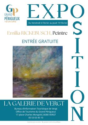 Exposition d'Emilia Rickebusch