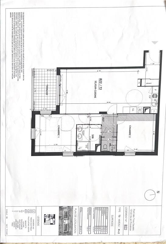 Appartement - 73 m² - 2 pièces