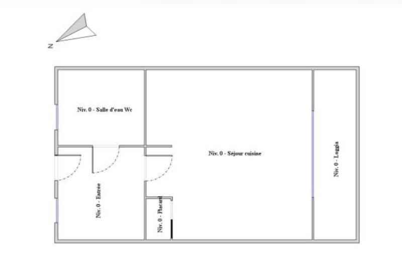 Appartement - 18 m² - 1 pièce