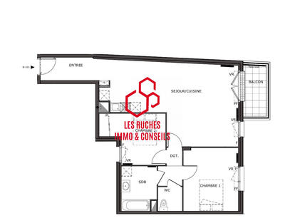 Appartement - 73 m² - 3 pièces