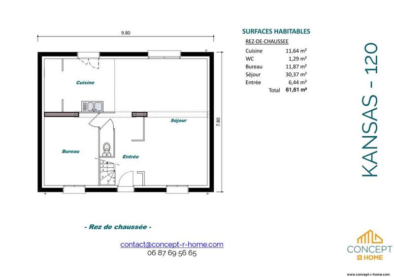 Maison - 120 m² - 6 pièces