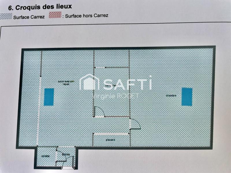 Appartement - 40 m² - 2 pièces