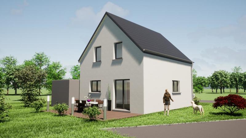 Maison - 90 m² - 5 pièces