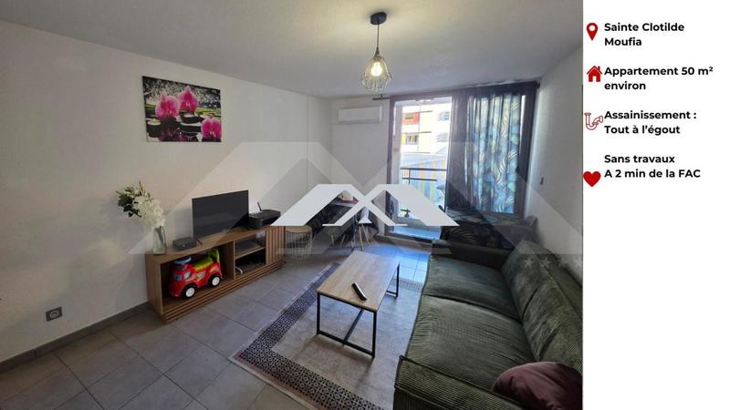 Appartement - 50 m² - 2 pièces