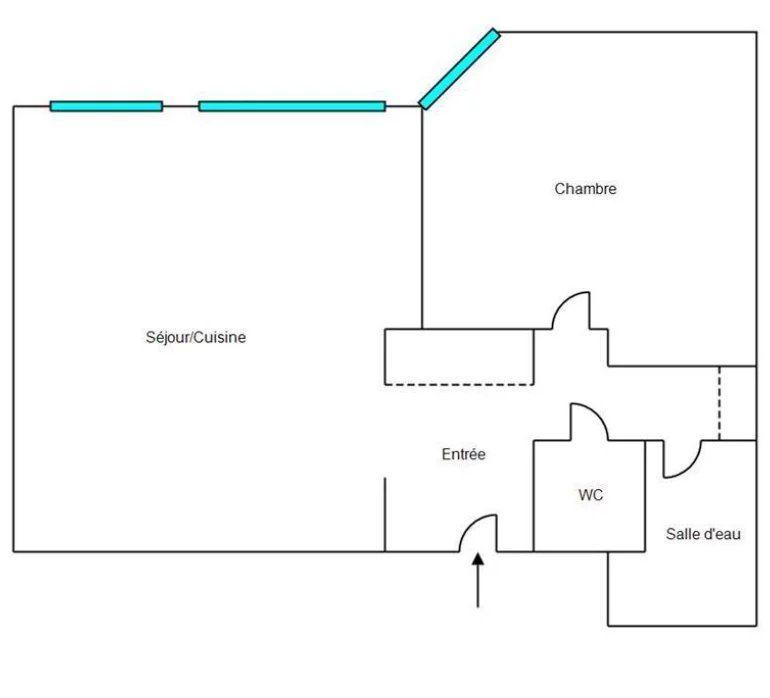 Appartement - 71 m² - 2 pièces
