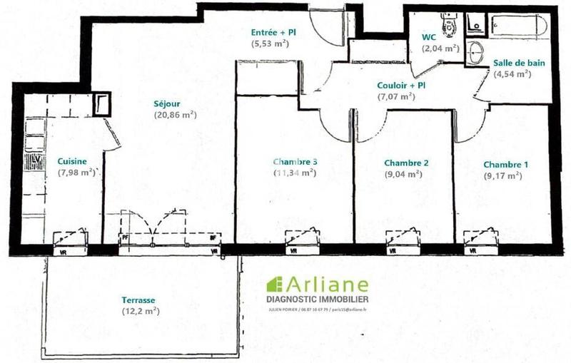 Appartement - 78 m² - 4 pièces