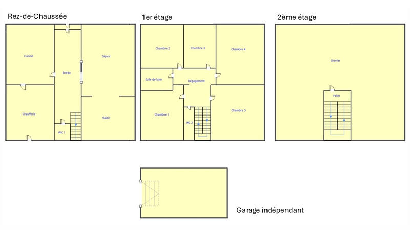 Maison - 135 m² - 8 pièces