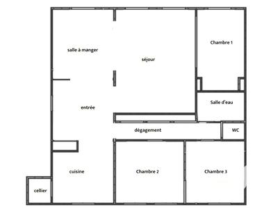Appartement - 117 m² - 5 pièces