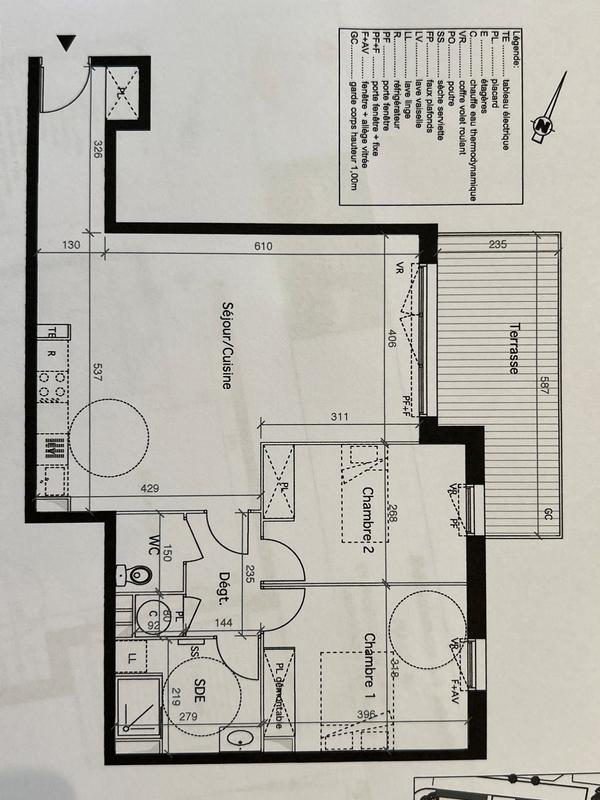 Appartement - 75 m² - 3 pièces