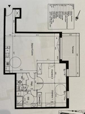 Appartement - 75 m² - 3 pièces