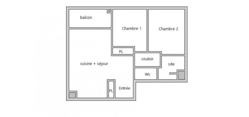 Appartement - 55 m² - 3 pièces