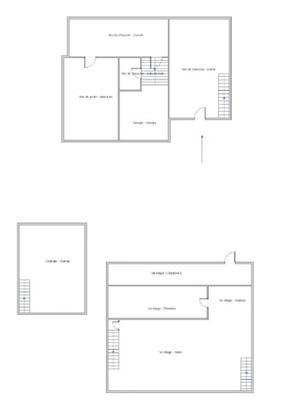 Maison - 50 m² - 3 pièces
