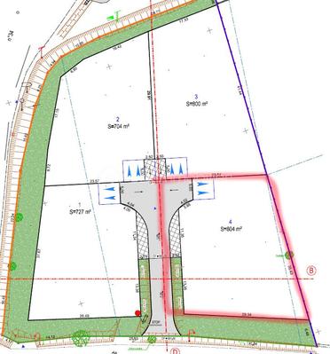 Terrain - 804 m²