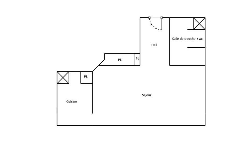 Appartement - 32 m² - 1 pièce