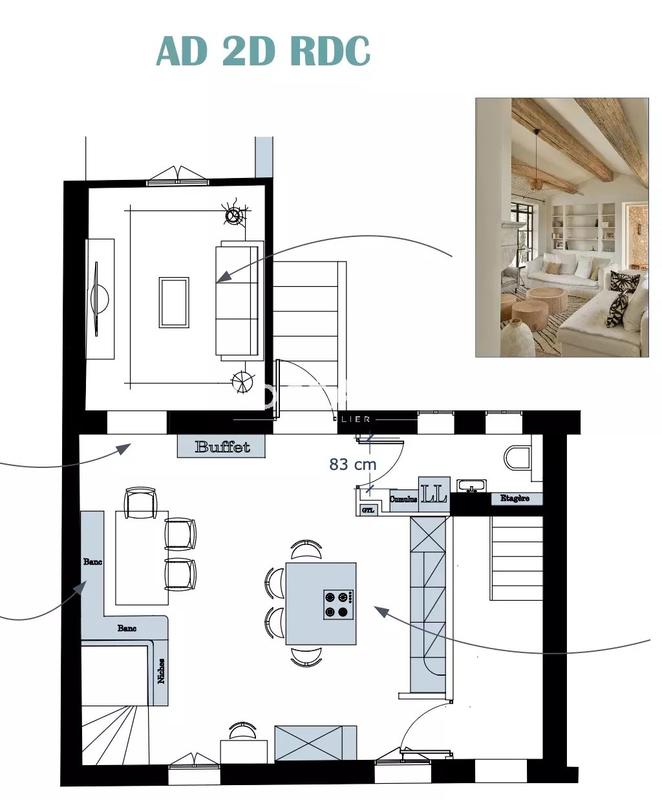 Appartement - 106 m² - 5 pièces