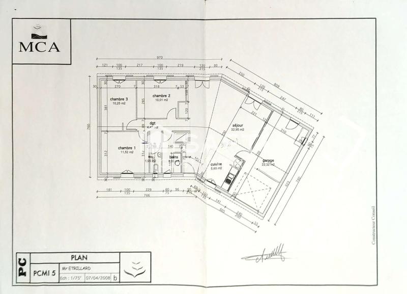 Maison - 90 m² - 4 pièces