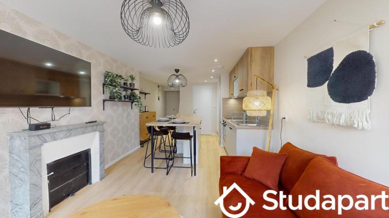 Chambre - 9 m² - 1 pièce