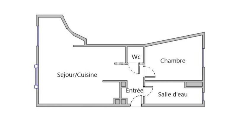 Appartement - 38 m² - 2 pièces