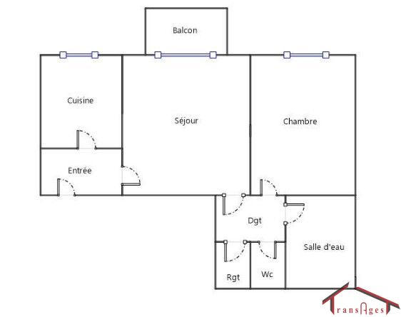 Appartement - 40 m² - 2 pièces