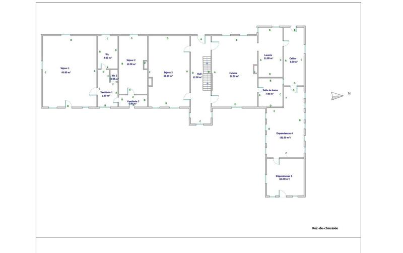 Manoir - 500 m² - 13 pièces