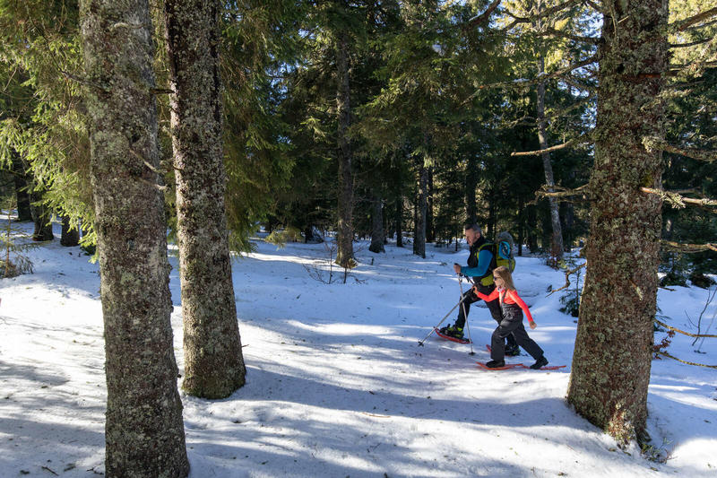 Sorties raquettes en famille
