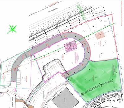 Terrain industriel - 2 157 m²