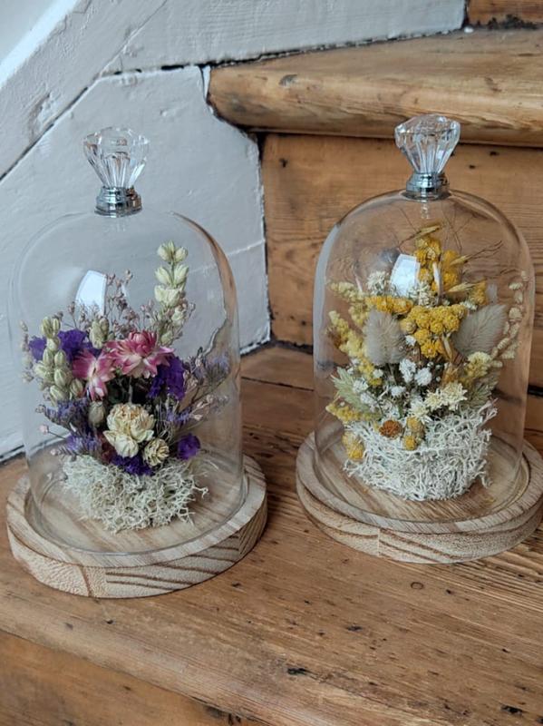 Atelier cloche fleurie