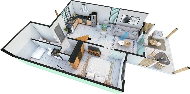 Villa - 85 m² - 4 pièces