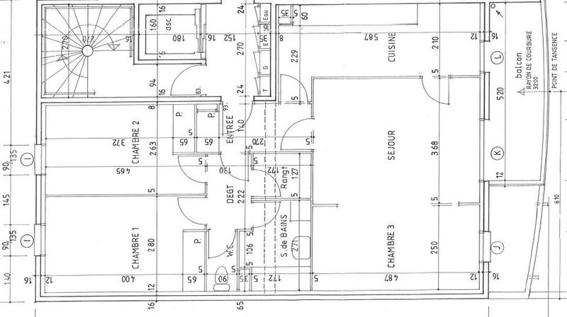 Appartement - 84 m² - 3 pièces