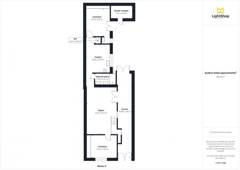 Maison - 110 m² - 4 pièces