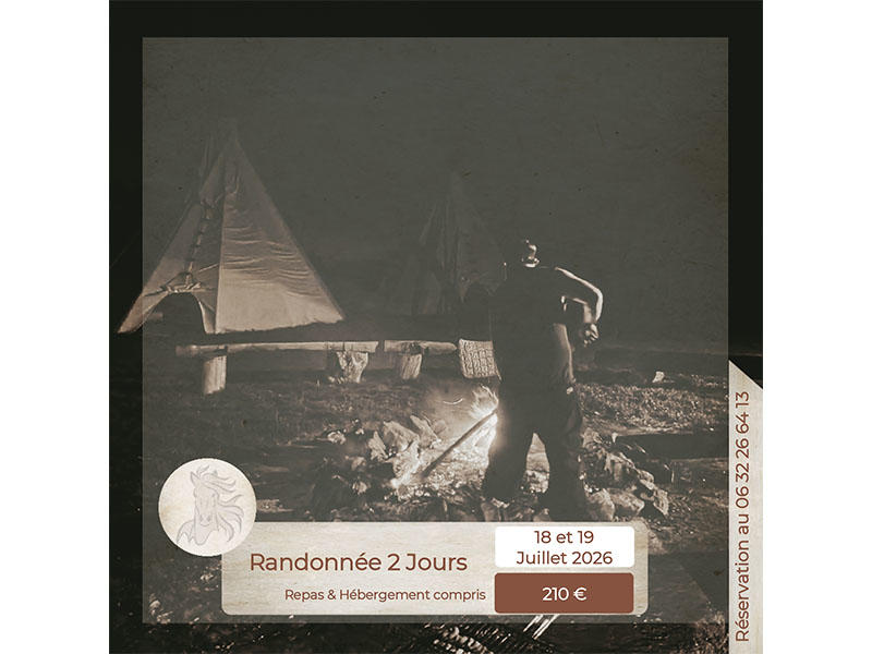 Randonnée deux jours à cheval