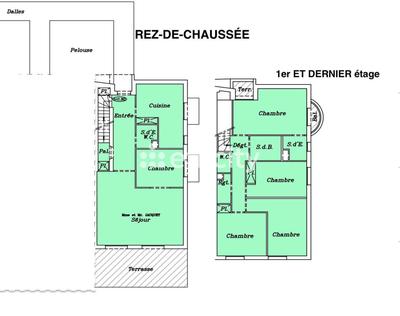 Appartement - 130 m² - 6 pièces