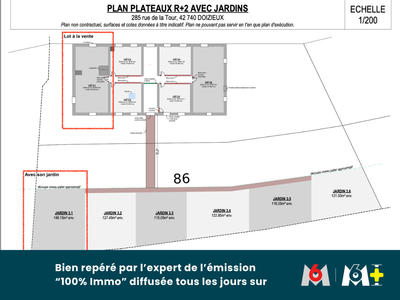 Appartement - 93 m² - 3 pièces