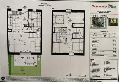 Maison - 68 m² - 3 pièces
