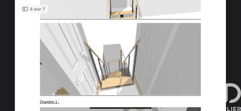 Appartement - 50 m² - 1 pièce