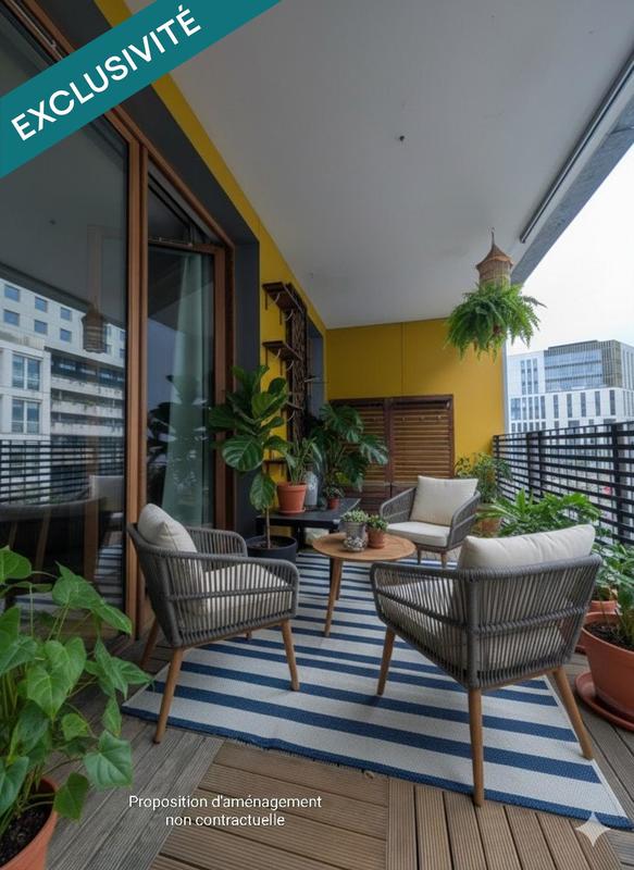 Appartement - 72 m² - 3 pièces