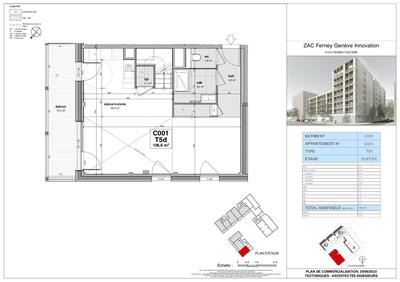 Duplex - 107 m² - 5 pièces