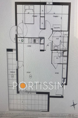 Appartement - 70 m² - 3 pièces