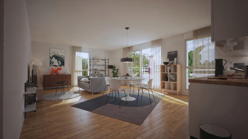 Appartement - 65 m² - 3 pièces