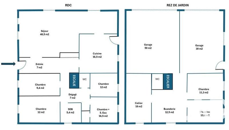 Maison - 173 m² - 7 pièces
