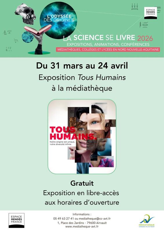 Exposition "Tous Humains" à la Médiathèque
